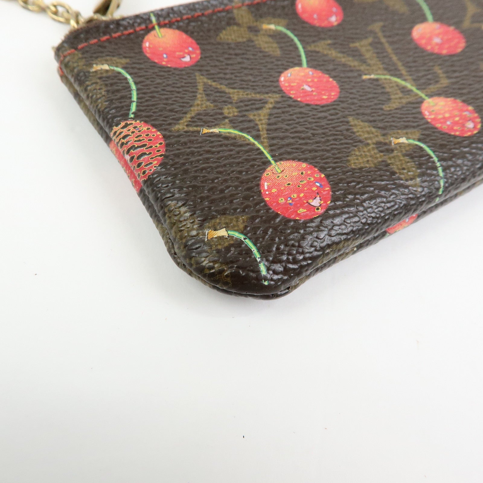 Louis Vuitton Monogram Cherry Pochette Cles Coin Case M95042