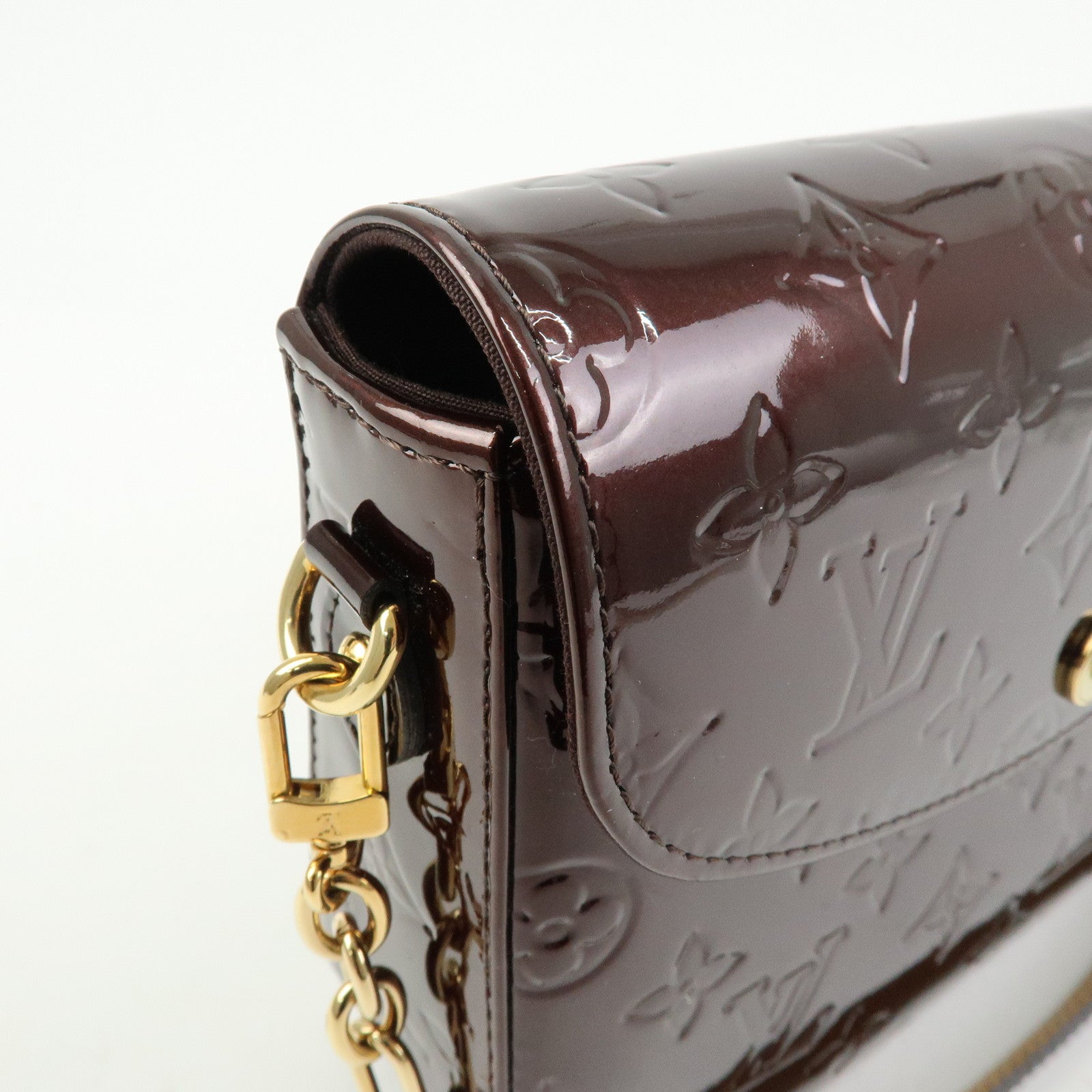 Louis Vuitton Vernis Rodeo Drive Hand Bag Amarante M93598