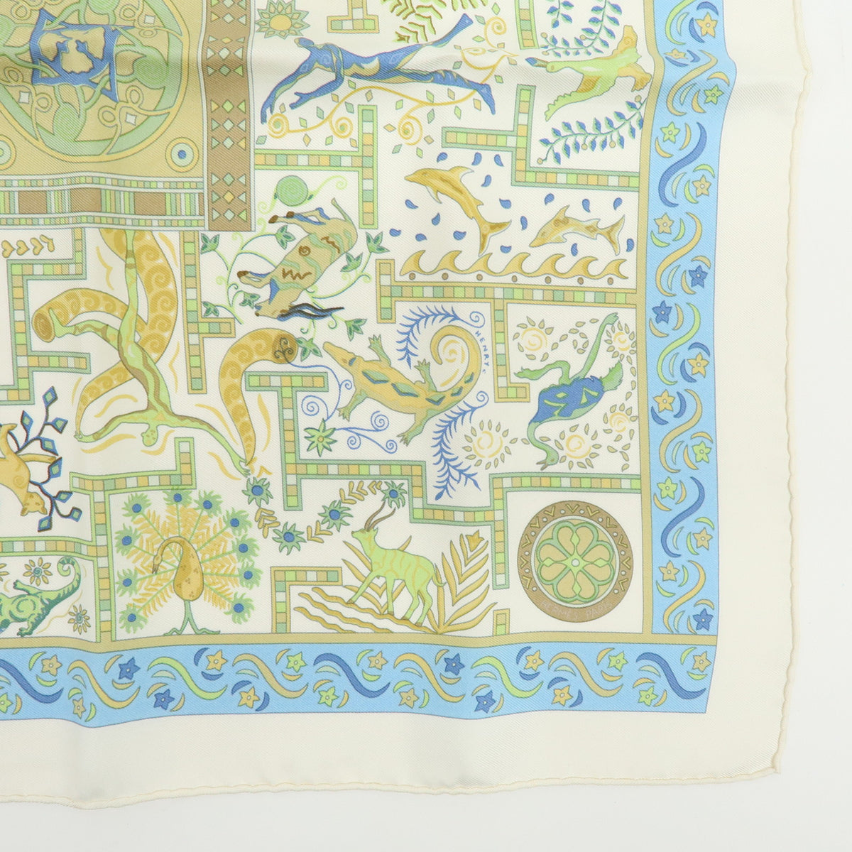 HERMES Lot of 2 Carre 45 Silk 100% Scarf TOURNE SOLS FORCES DE LA VIE