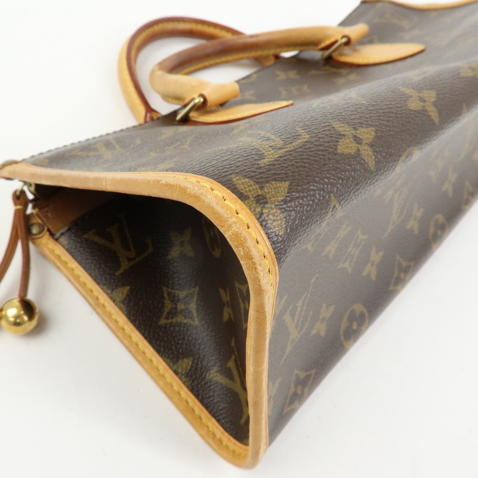 Louis Vuitton Monogram Canvas Popincourt Hand Bag Brown M40009