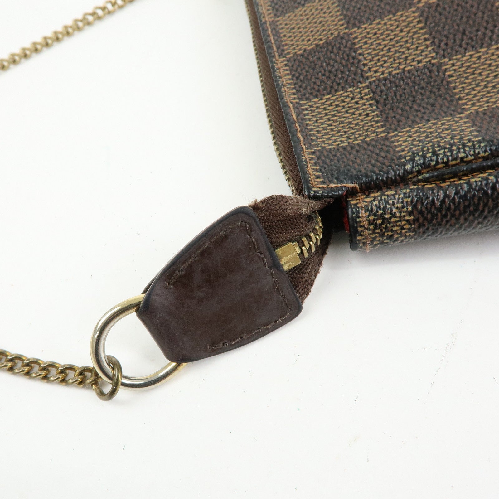 Louis Vuitton Damier T&B Mini Pochette Accessoires Pouch Brown N58011