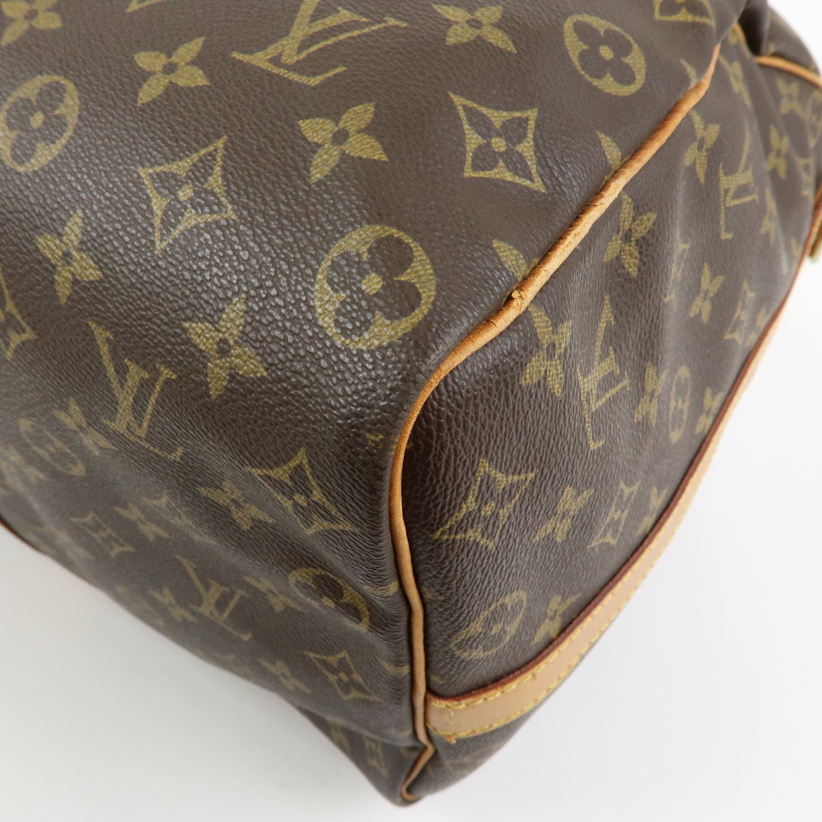 Louis Vuitton Monogram Keep All 50 Bandouliere Boston Bag Brown M41416