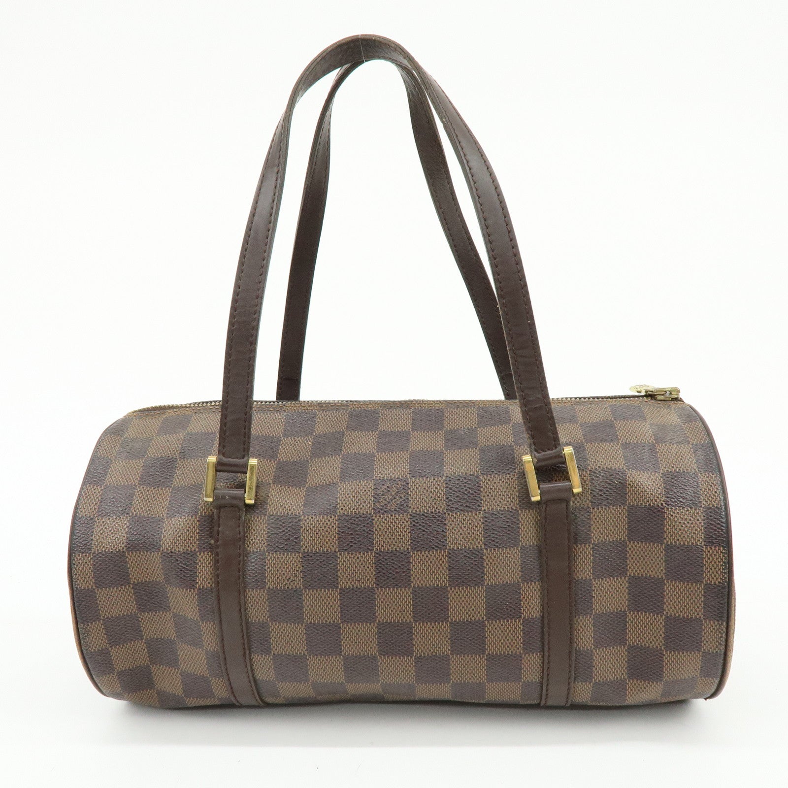 Louis Vuitton Damier Ebene Papillon 30 Hand Bag Brown N51303