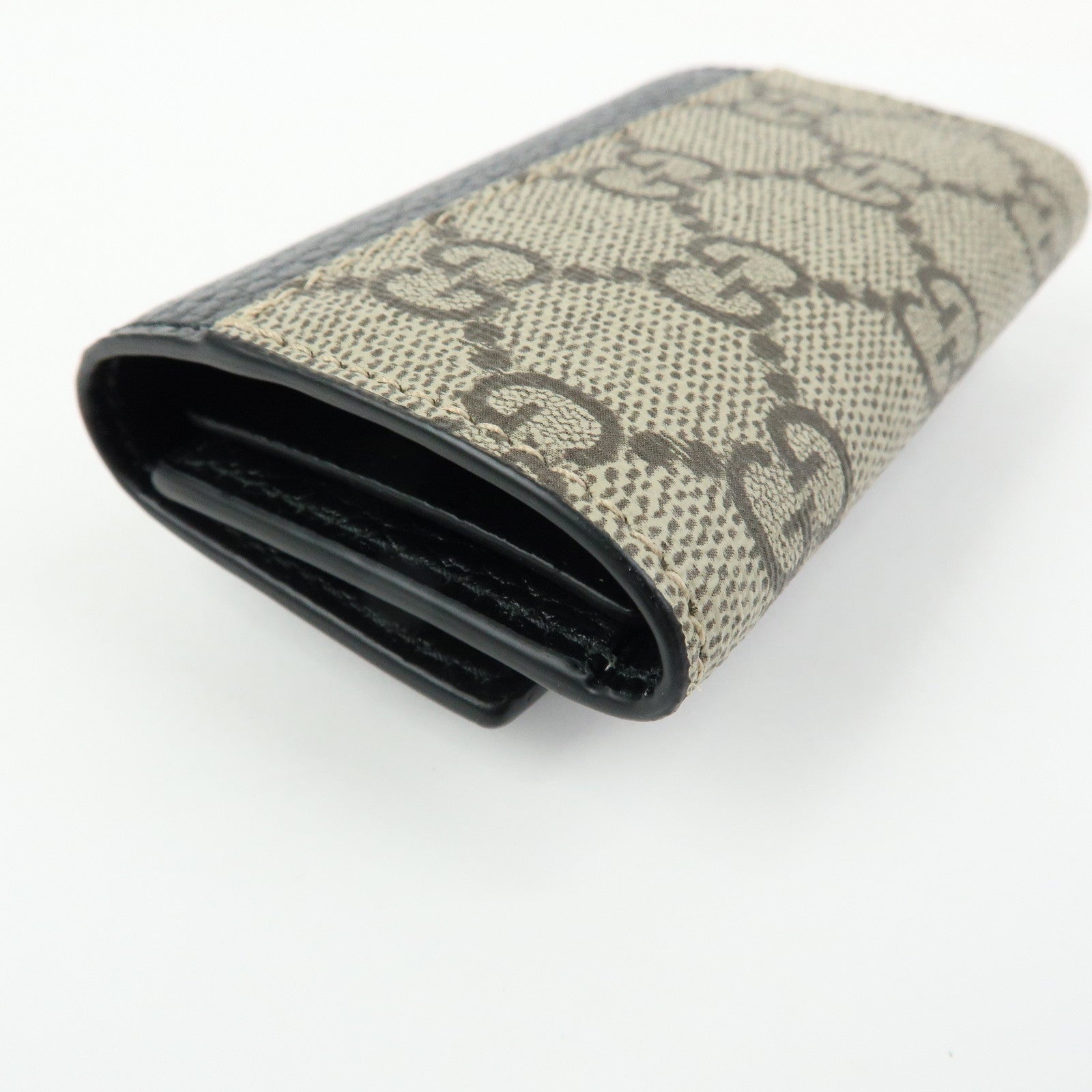 GUCCI GG Marmont Double G Leather 6 Ring Key Case Key Holder 456118