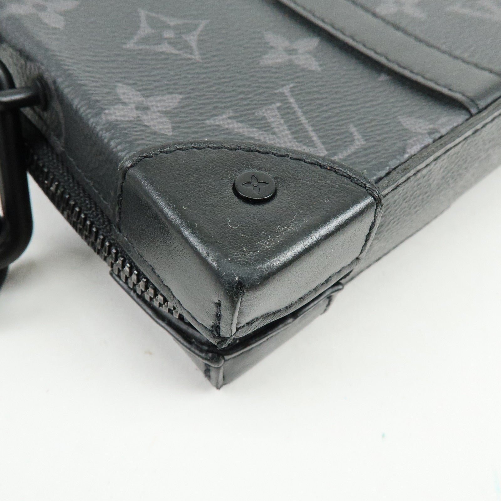 Louis Vuitton Monogram Eclipse Soft Trunk Wallet Shoulder Bag M69838