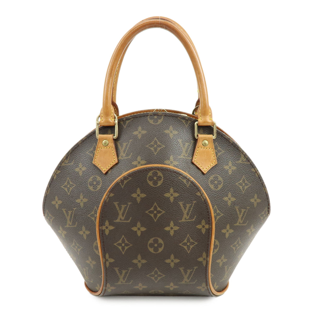 Louis Vuitton Monogram Ellipse PM Hand Bag Brown M51127