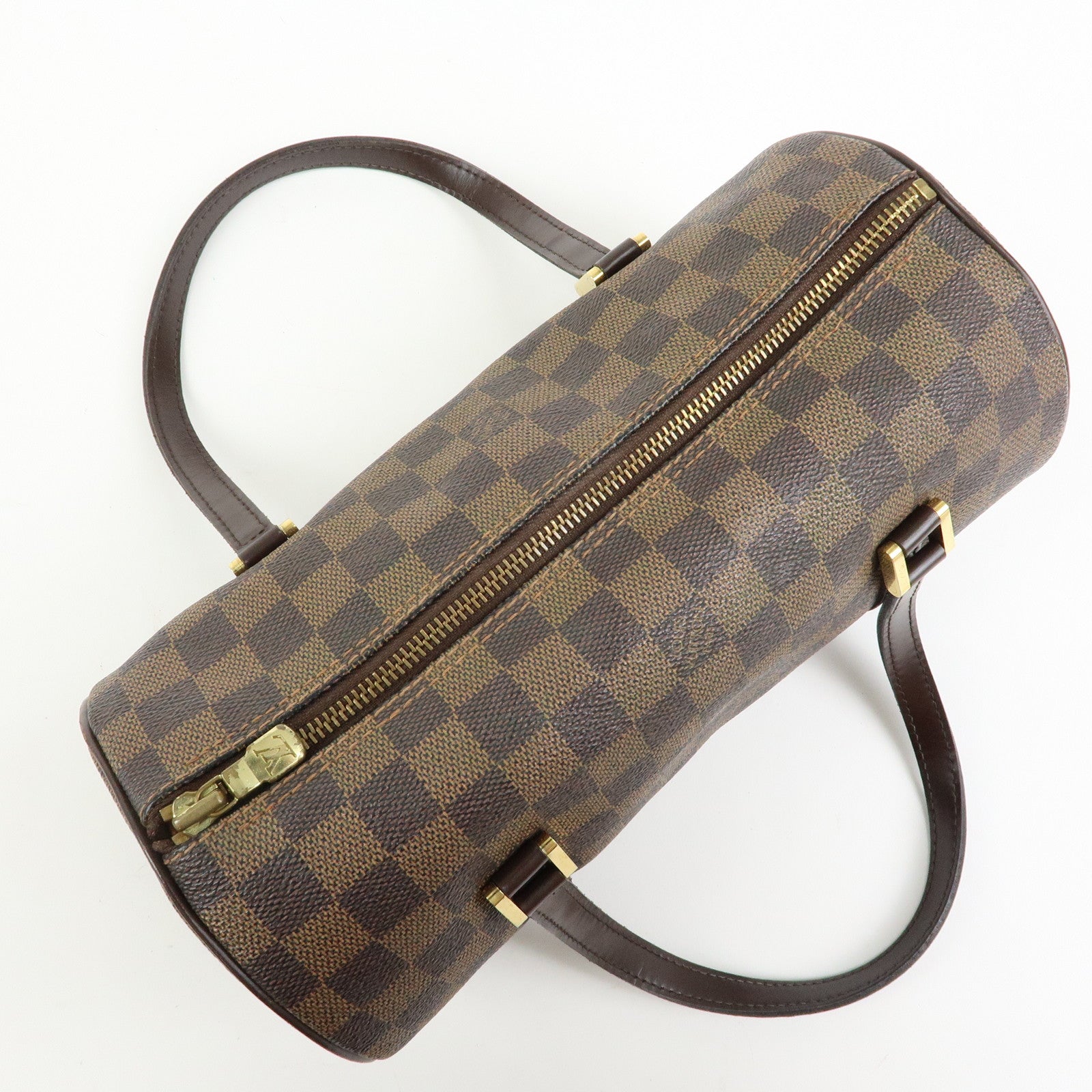 Louis Vuitton Damier Ebene Papillon 26 Hand Bag Brown N51304