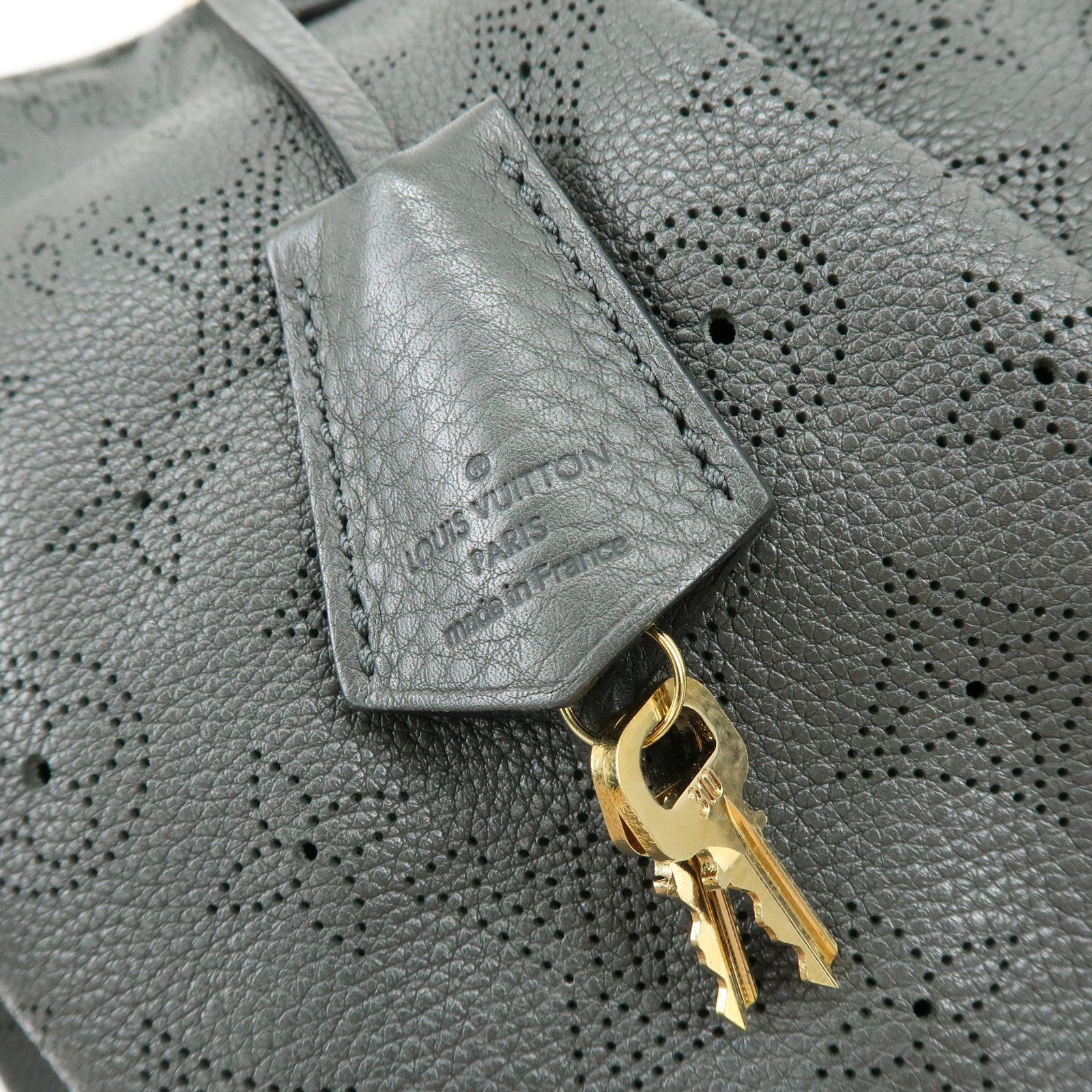 Louis Vuitton Monogram Mahina Stella GM 2Way Hand Bag Anthracite M93178