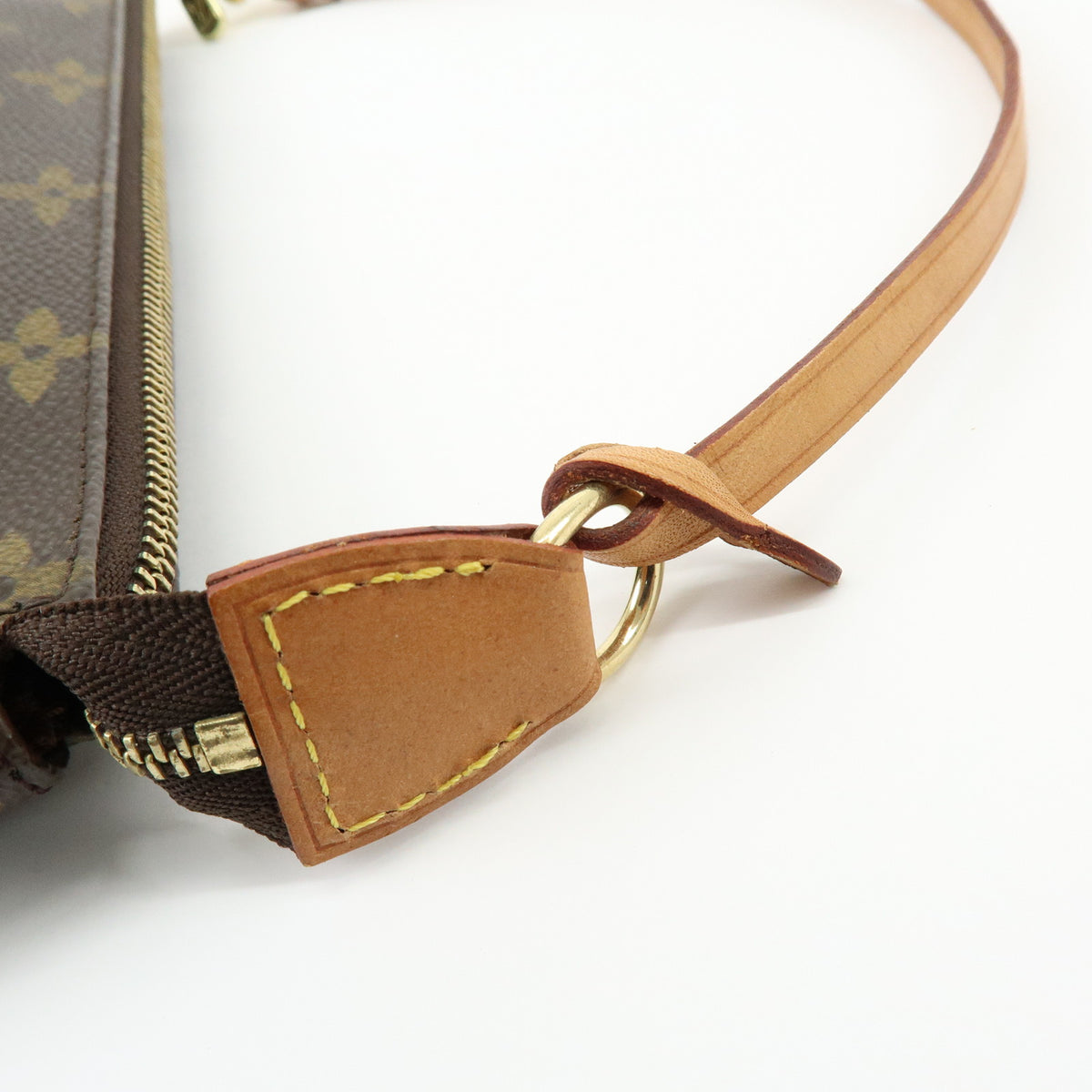 Louis Vuitton Monogram Pochette Accessoires Pouch Hand Bag Brown M51980