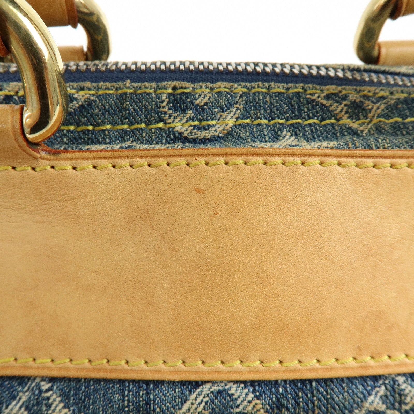 Louis Vuitton Monogram Denim Neo Speedy Boston Bag Blue M95019
