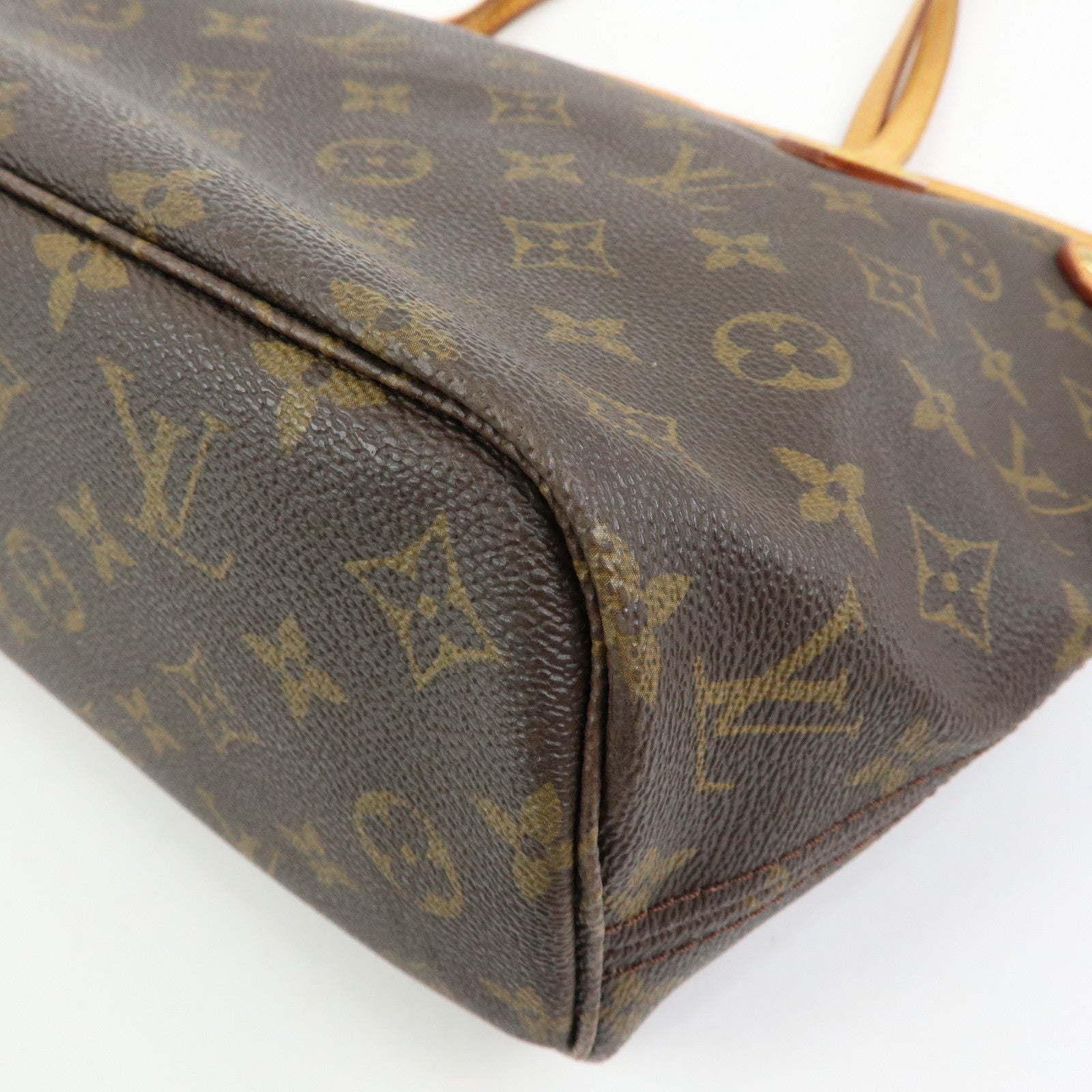 Louis Vuitton Monogram Neverfull PM Tote Bag Hand Bag Brown M40155
