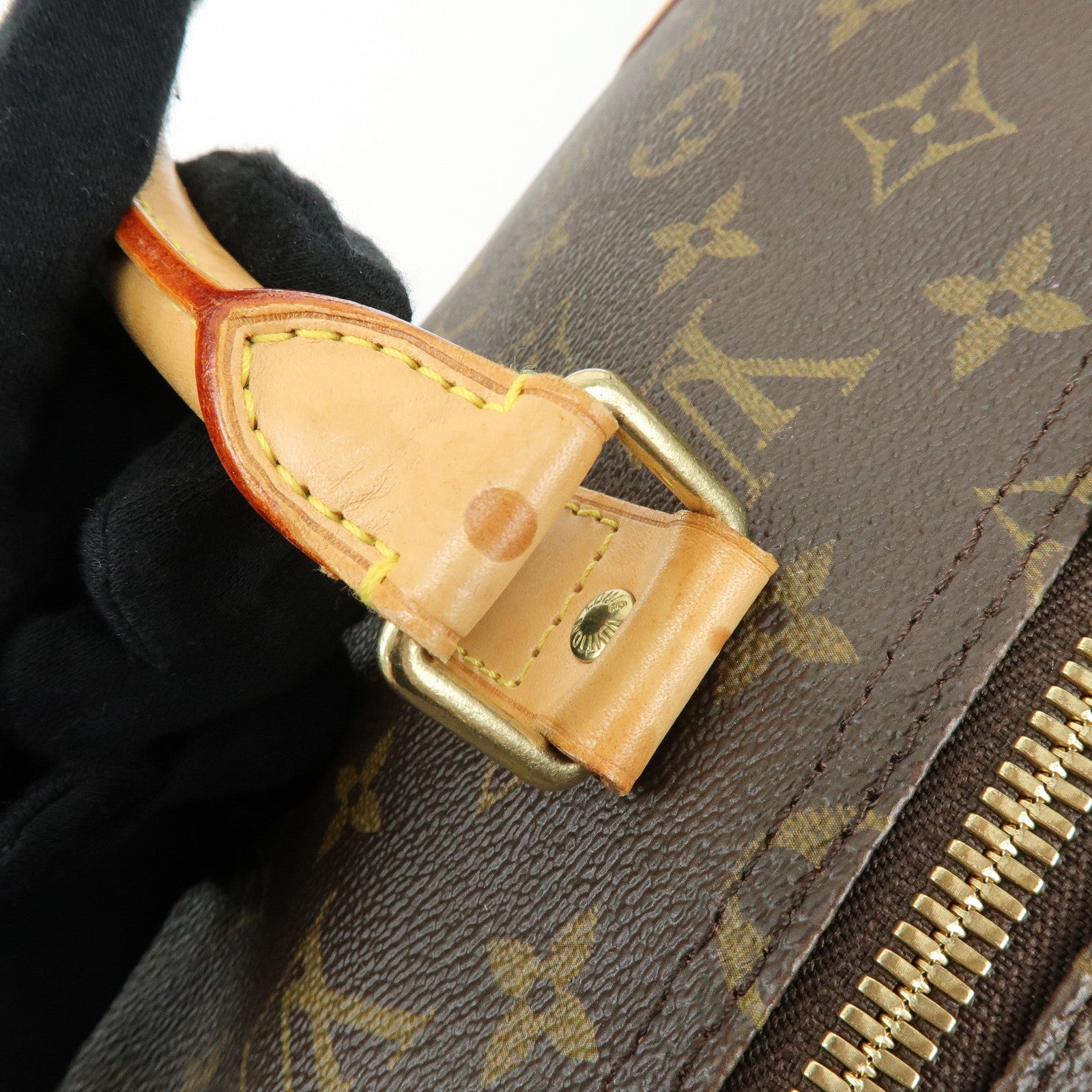 Louis Vuitton Monogram Keep All 50 Boston Bag Hand Bag Brown M41426