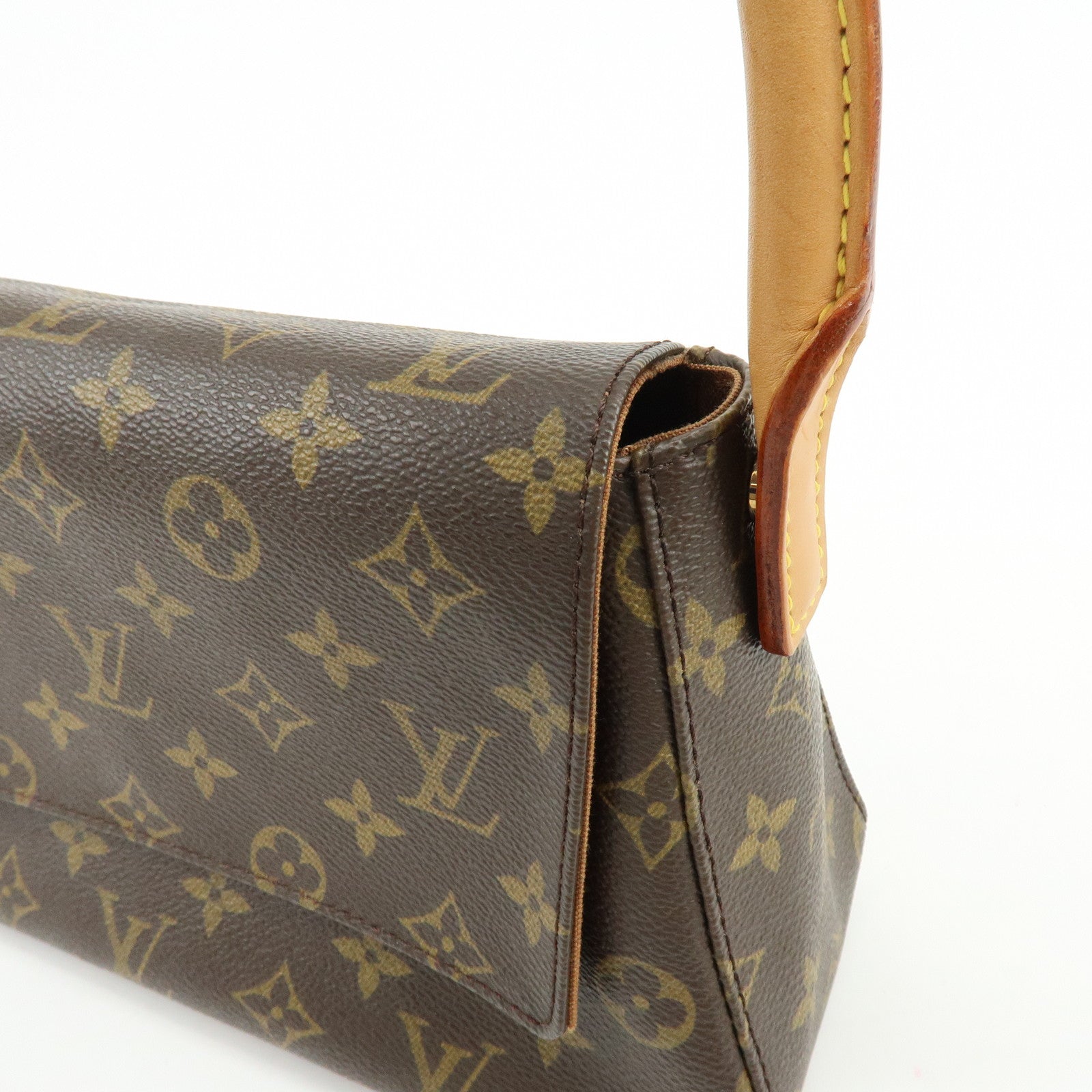 Louis Vuitton Monogram Mini Looping Shoulder Bag Brown M51147