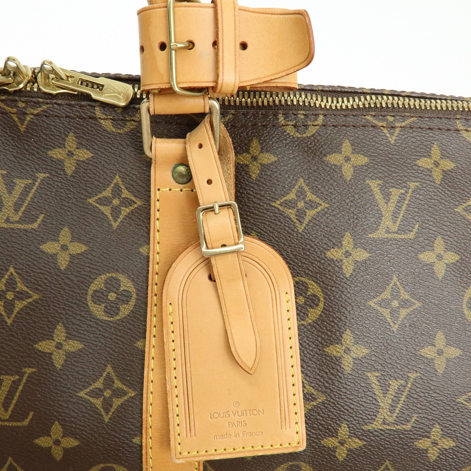 Louis Vuitton Monogram Keep All Bandouliere 55 Boston Bag M41414