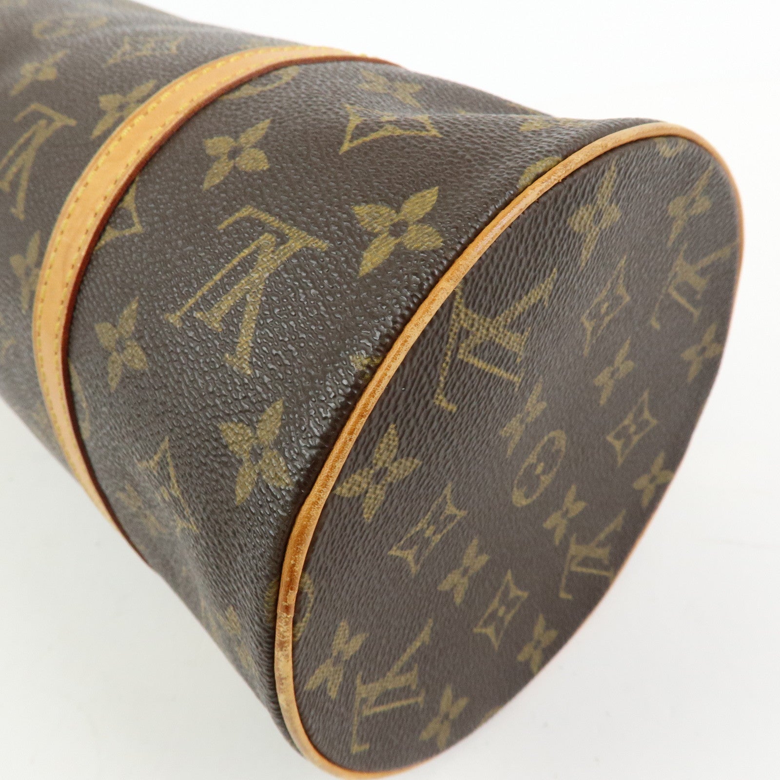 Louis Vuitton Monogram Papillon 30 Hand Bag Brown M51385