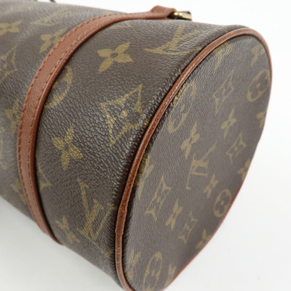 Louis Vuitton Monogram Papillon 26 Hand Bag Brown M51366