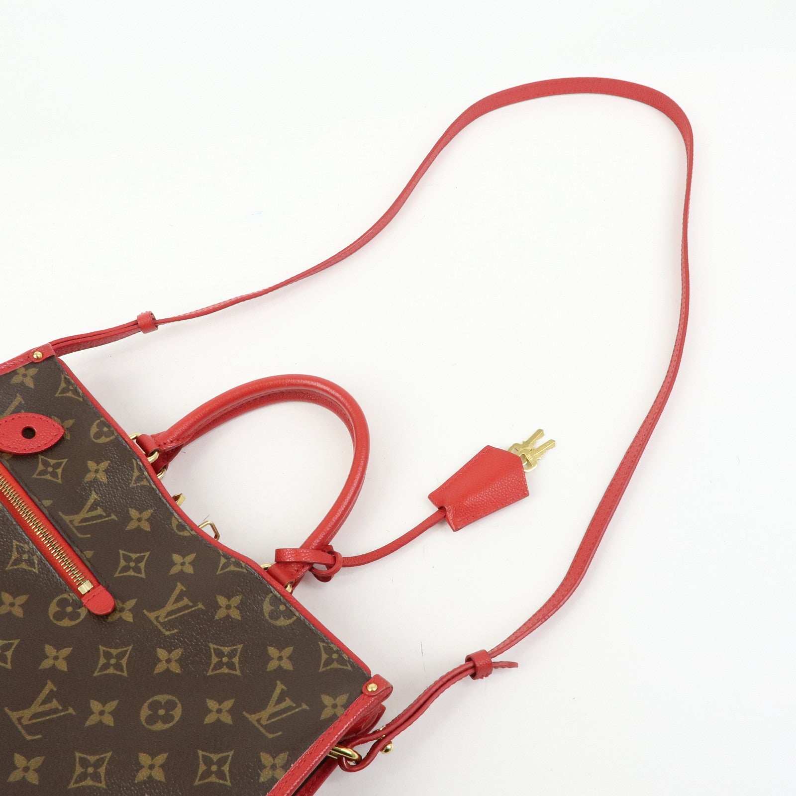 Louis Vuitton Monogram Popincourt PM 2Way Shoulder Bag Brown M43433