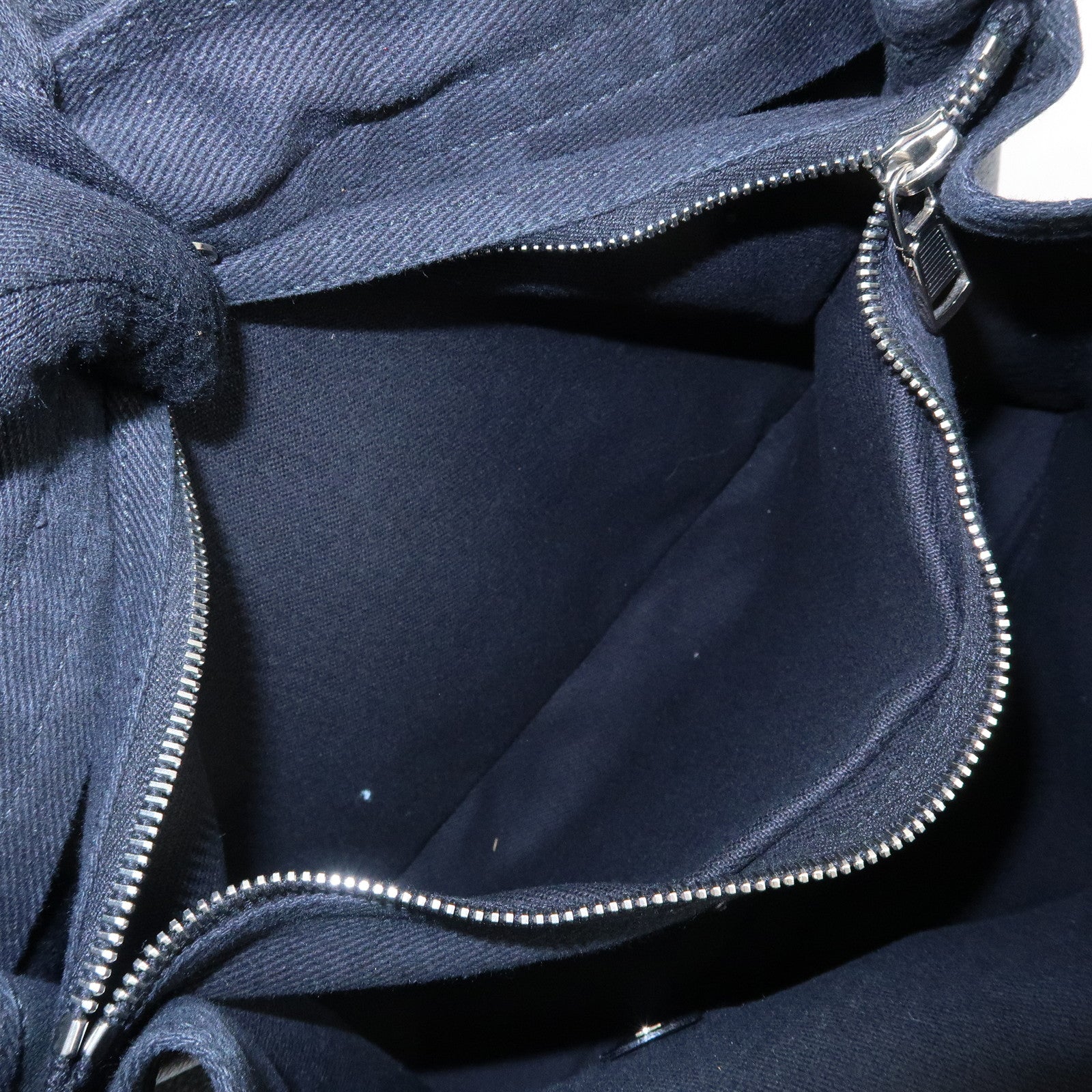 SAINT LAURENT PARIS Muse Two Leather Canvas Hand Shoulder Bag Black