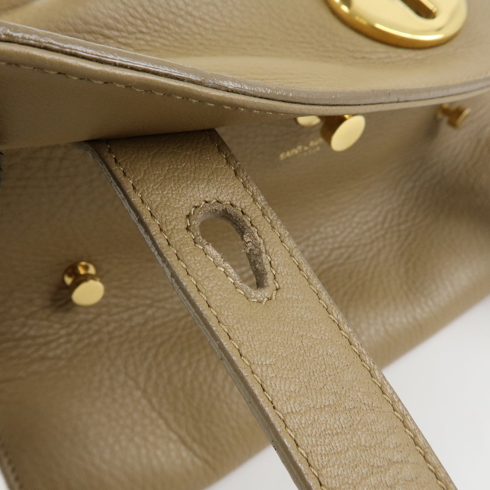 SAINT LAURENT PARIS Muse Two Leather Suede 2Way Bag Hand Bag 368229
