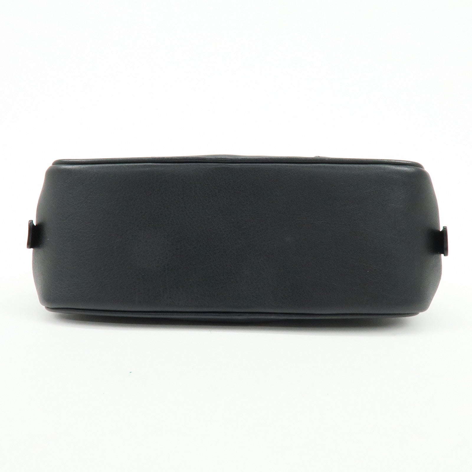 LOEWE Anagram Leather Clutch Bag Pouch Wristlet Bag Black