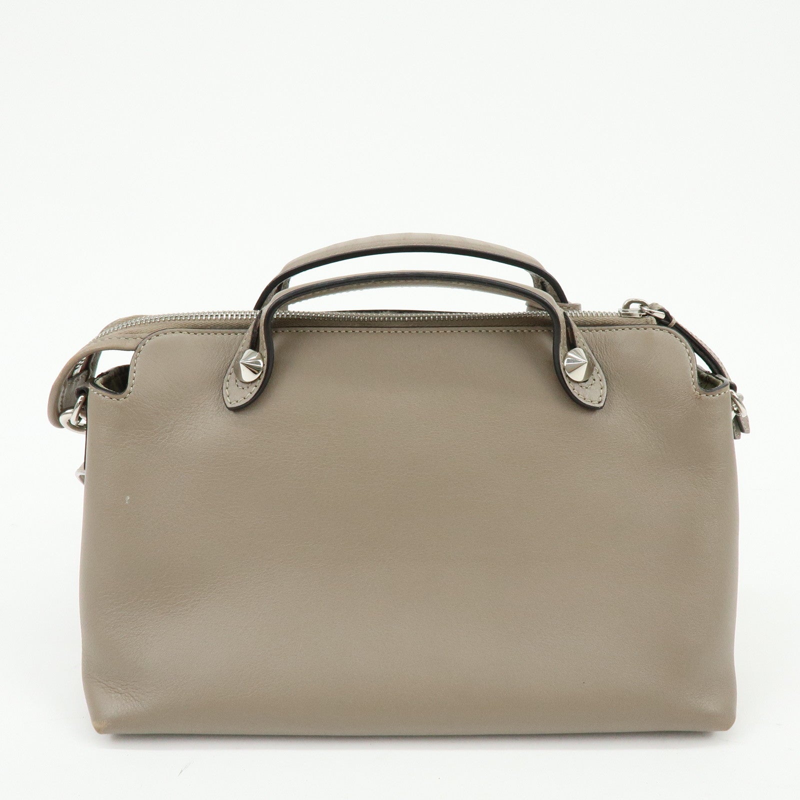 FENDI By The Way Calf Leather 2Way Bag Hand Bag Shoulder Bag 8BL146