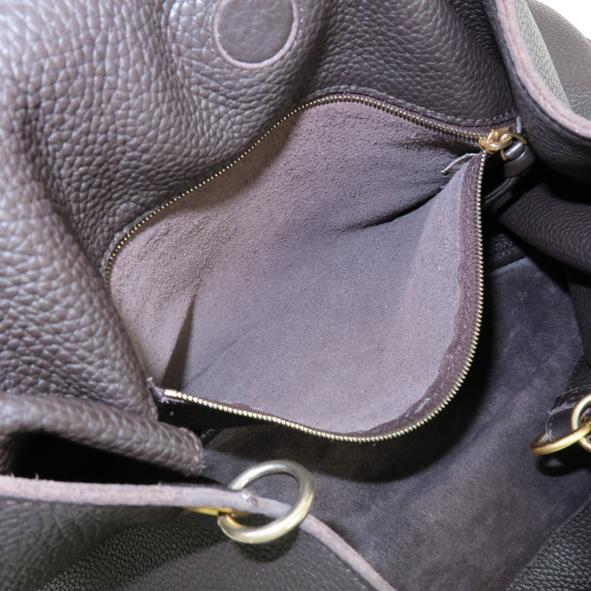 BOTTEGA VENETA Intrecciato Campana Large Leather Shoulder Bag Brown
