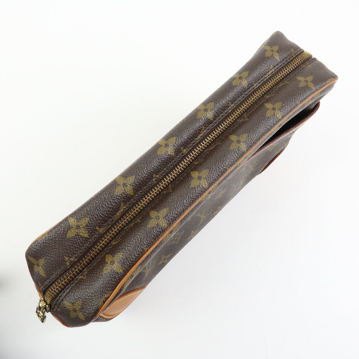Louis Vuitton Monogram Compiegne 28 Pouch Clutch Bag Pouch Brown M51845
