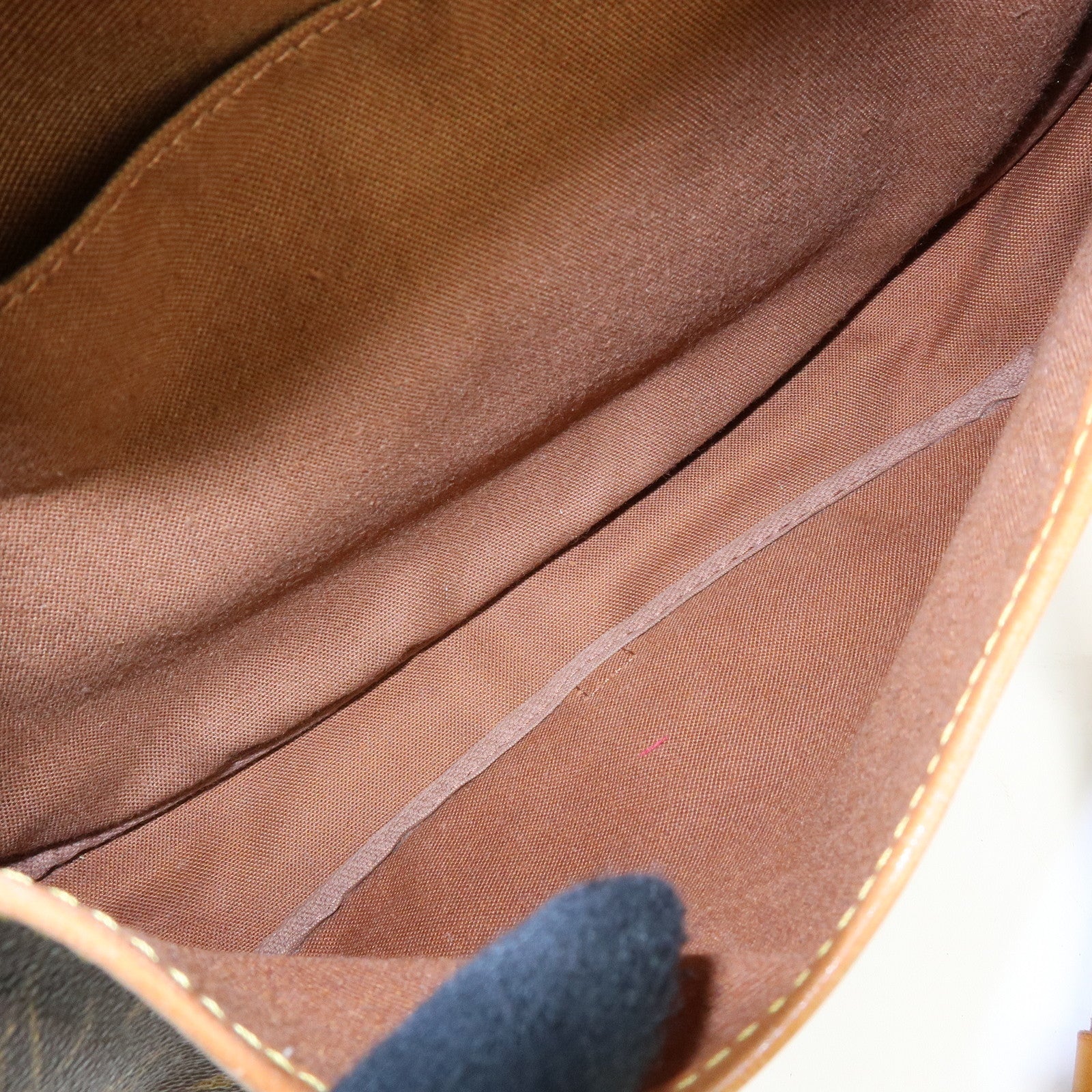 Louis Vuitton Monogram Saumur 30 Canvas Shoulder Bag Brown M42256