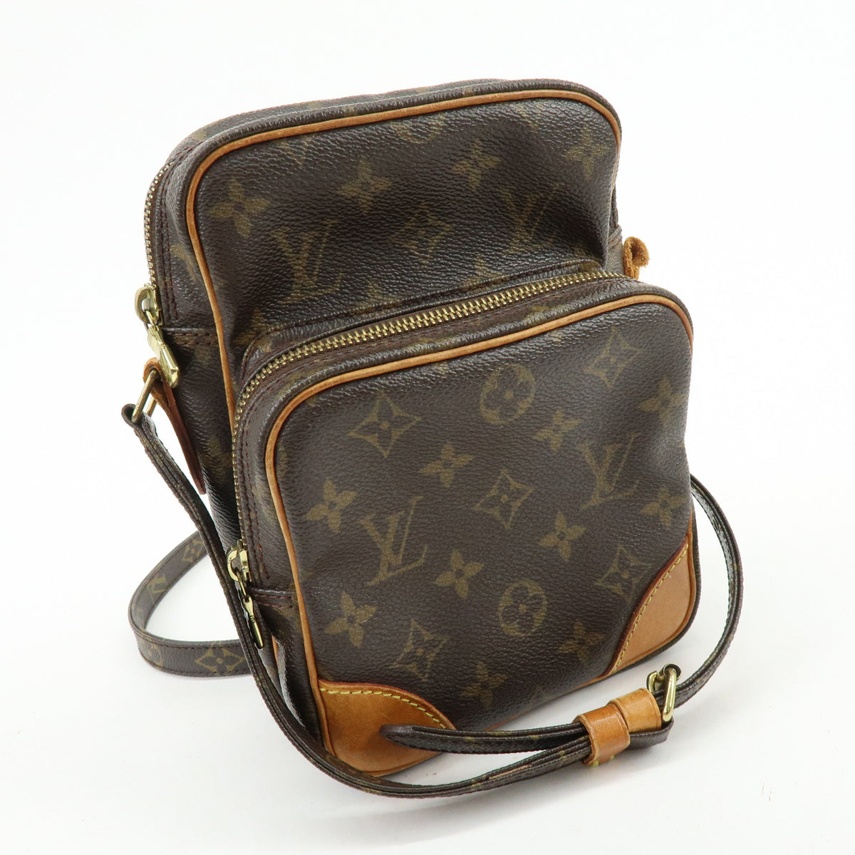 Louis Vuitton Monogram Amazone Shoulder Bag Crossbody Bag Brown M45236