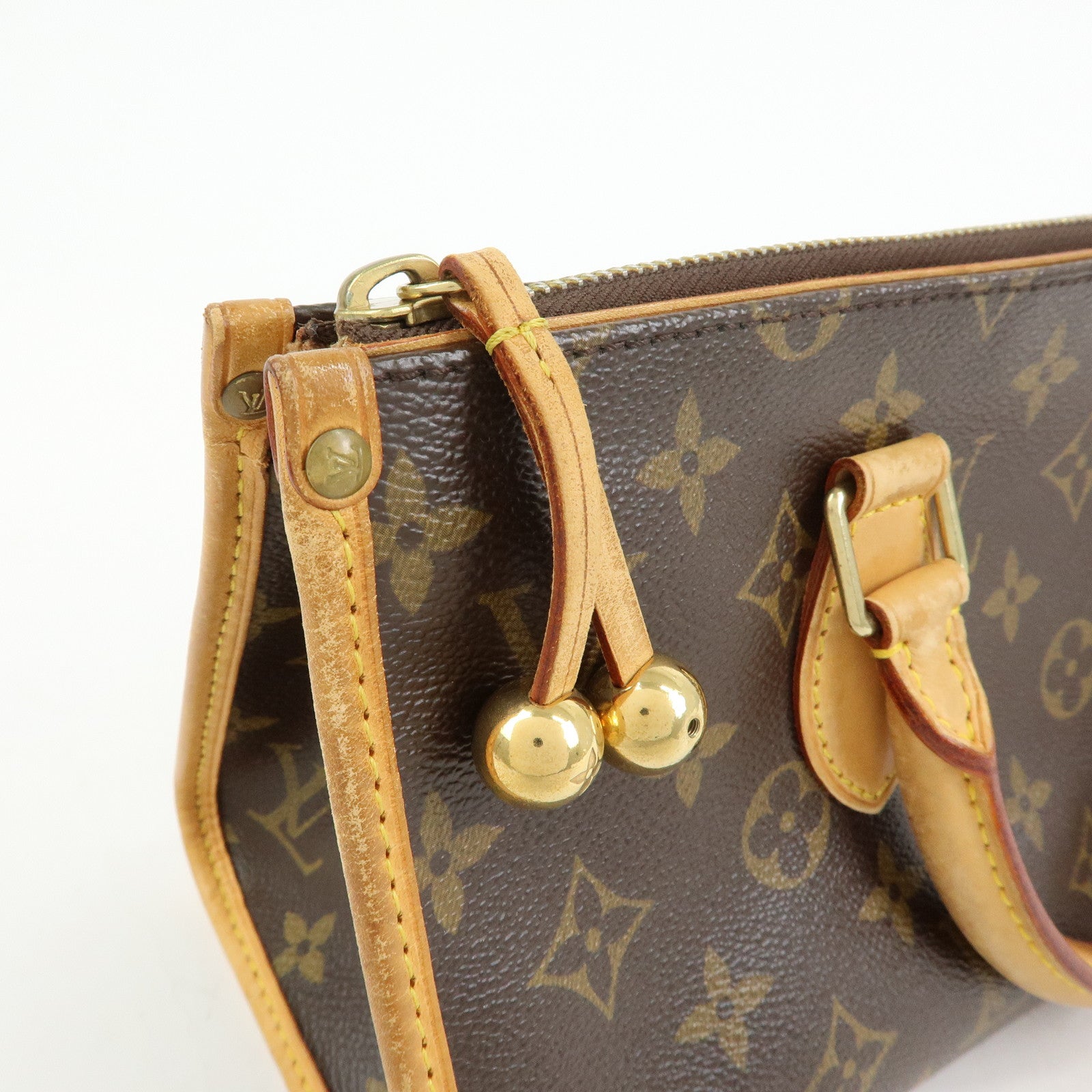 Louis Vuitton Monogram Canvas Popincourt Hand Bag Brown M40009