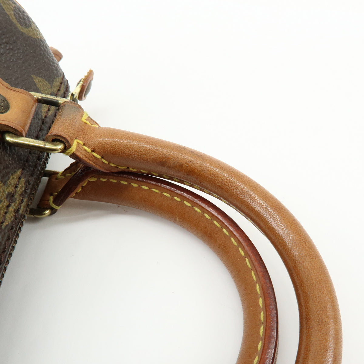 Louis Vuitton Monogram Mini Speedy Hand Bag Brown M41534