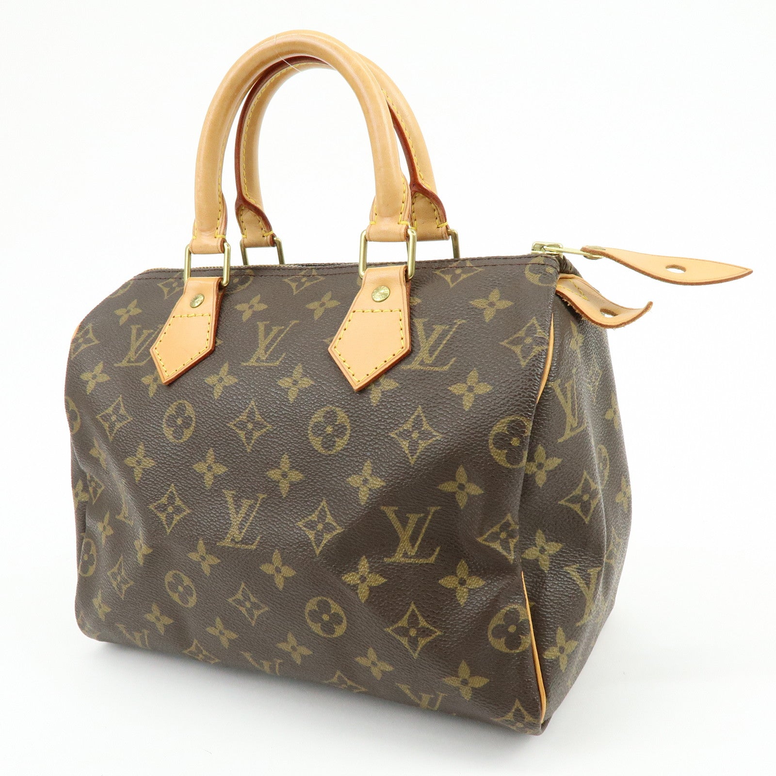 Louis Vuitton Monogram Speedy 25 Boston Bag Hand Bag Brown M41528