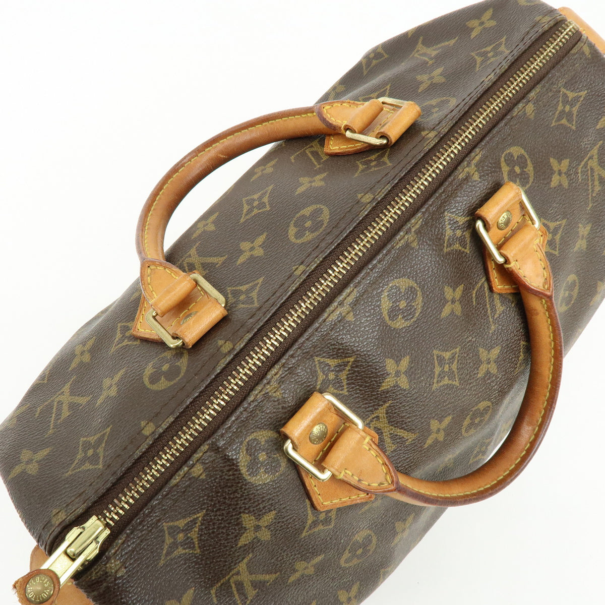 Louis Vuitton Monogram Speedy 30 Boston Bag Hand Bag Brown M41526