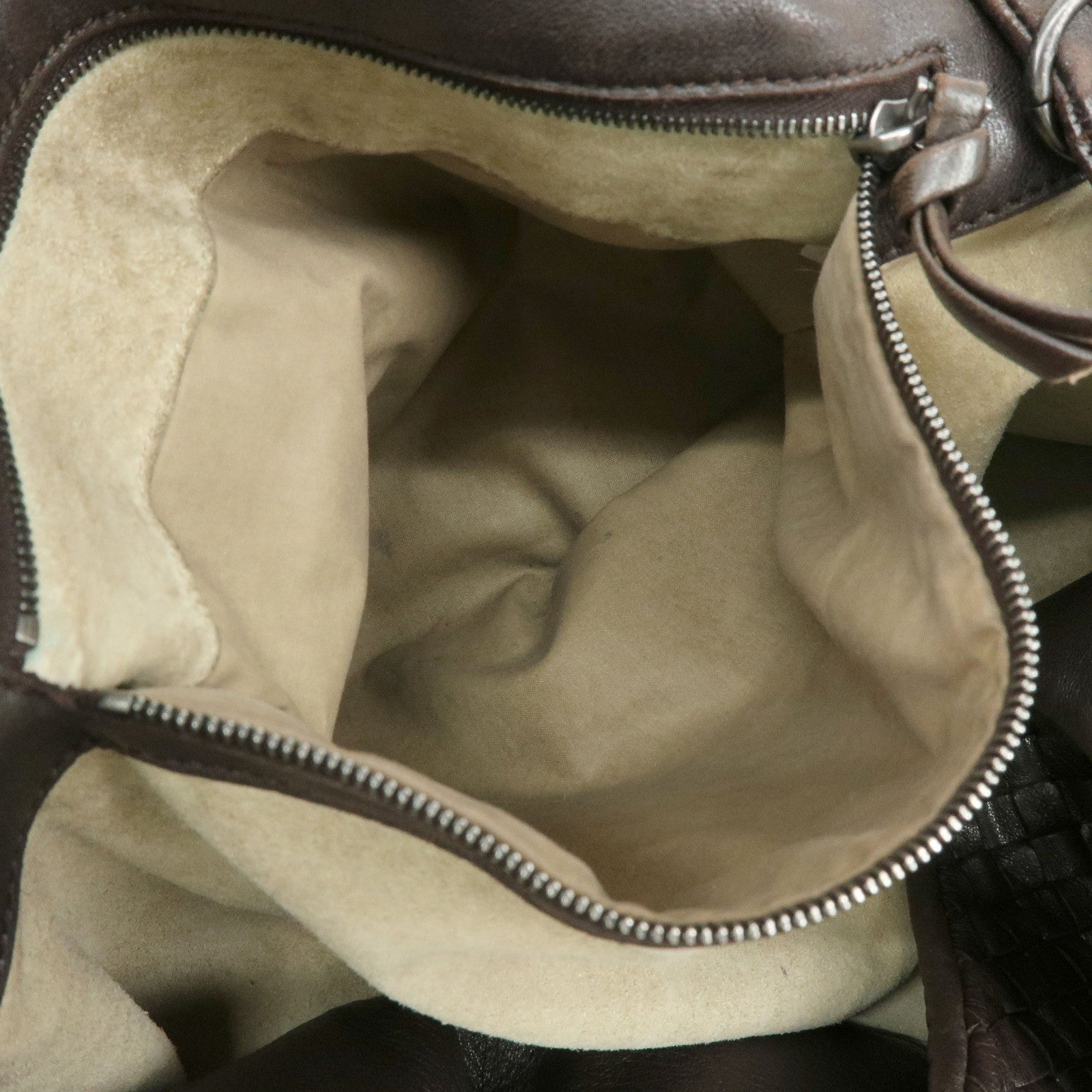 BOTTEGA VENETA Intrecciato Campana Leather Shoulder Bag 124864