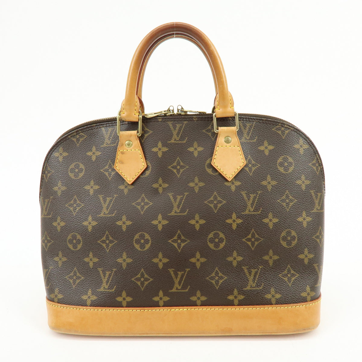 Louis Vuitton Monogram Alma PM Hand Bag Brown M51130