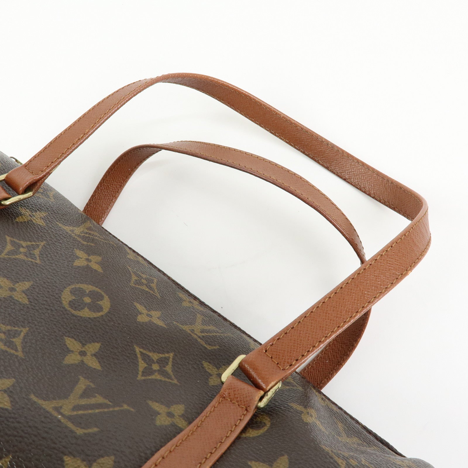 Louis Vuitton Monogram Papillon 30 Hand Bag Brown Old Style M51365