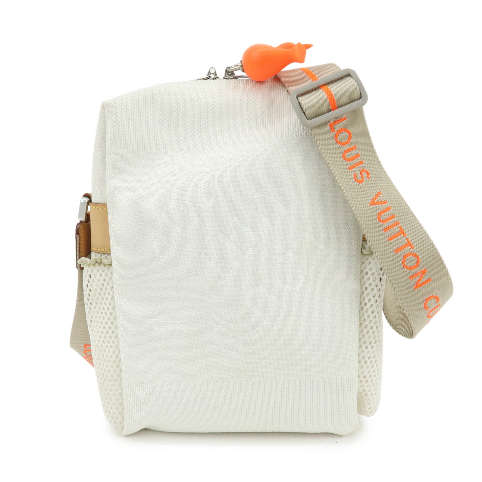 Louis Vuitton Damier Geant LV Cup Weatherly Shoulder Bag White M80637
