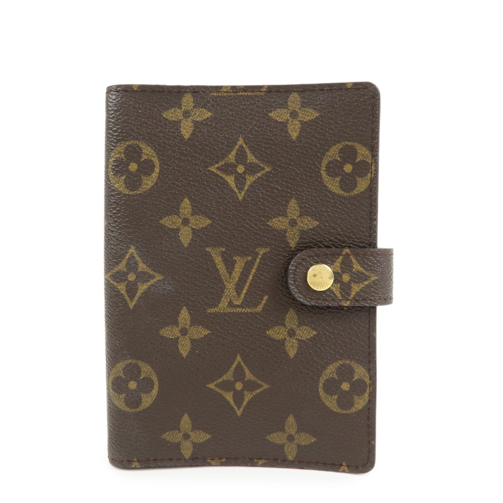 Louis Vuitton Monogram Agenda PM Planner Cover Brown R20005