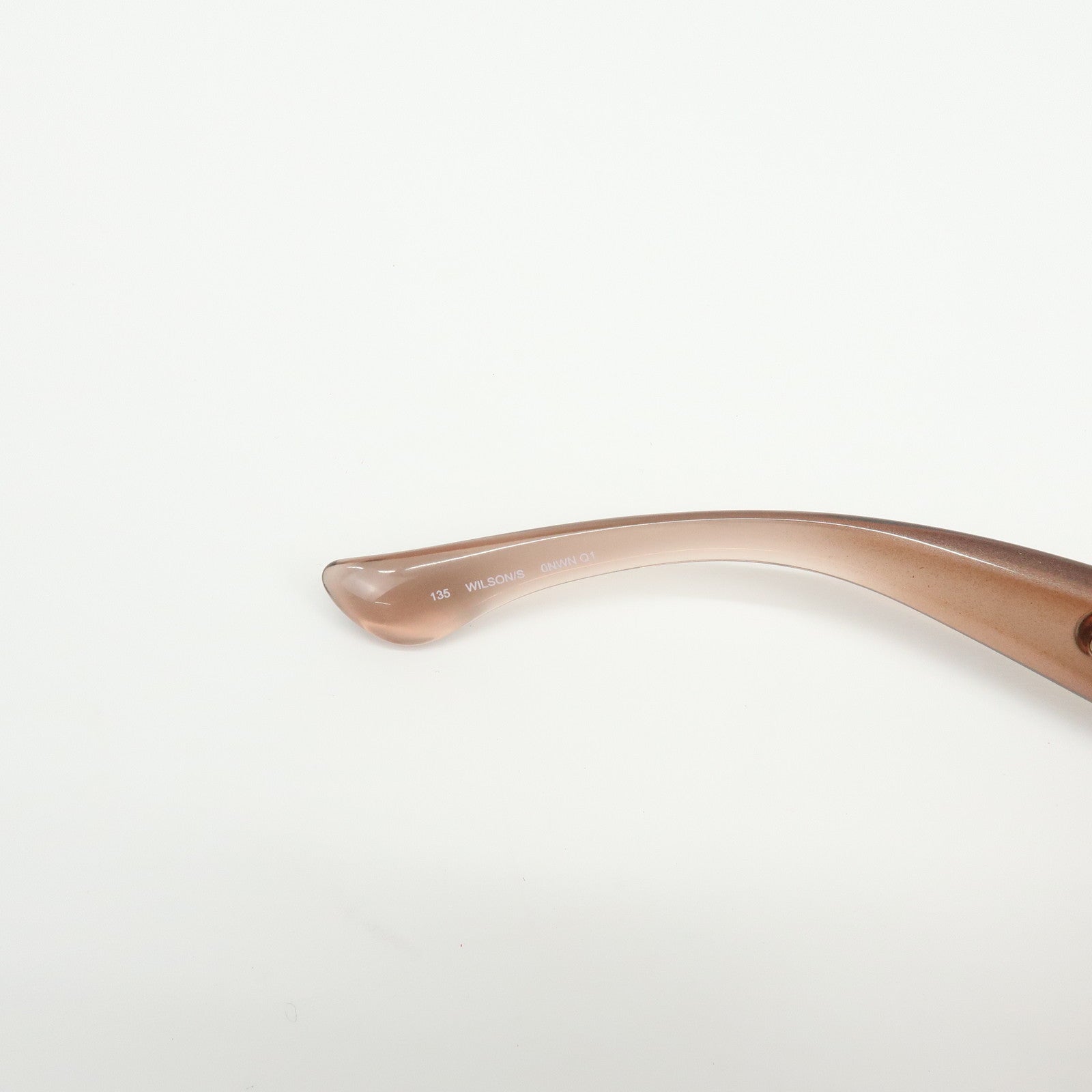 JIMMY CHOO Plastic Oval Cat Eye Sunglasses Transparent Brown