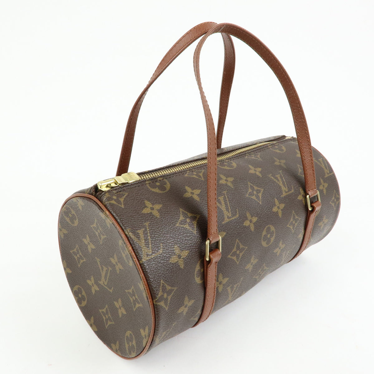 Louis Vuitton Monogram Papillon 26 Hand Bag Brown M51366