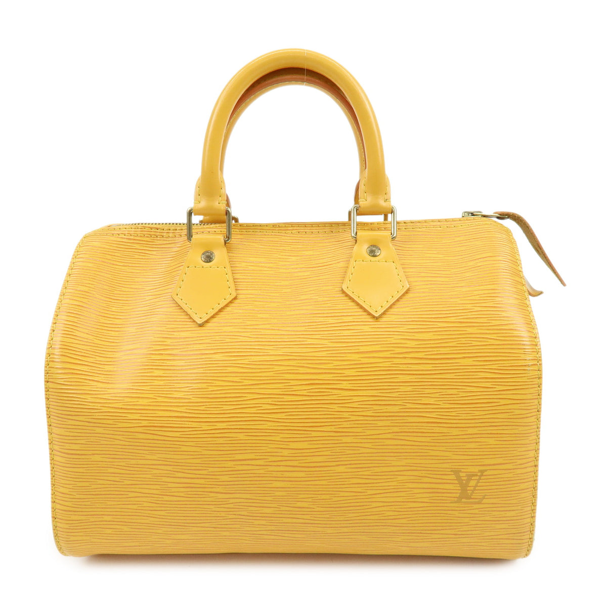 Louis Vuitton Epi Speedy 25 Boston Bag Hand Bag Yellow M43019