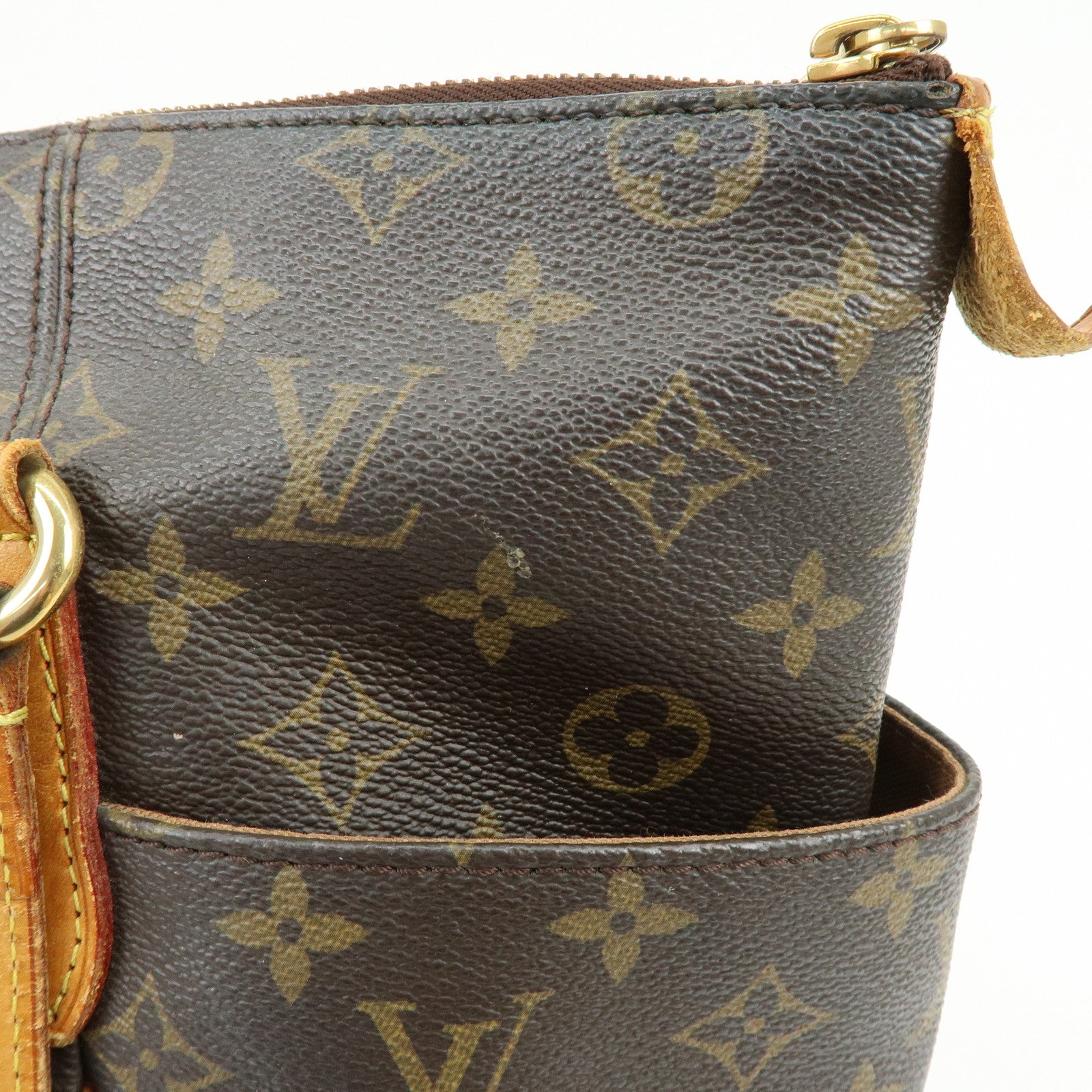 Louis Vuitton Monogram Totally MM Tote Shoulder Bag Brown M56689
