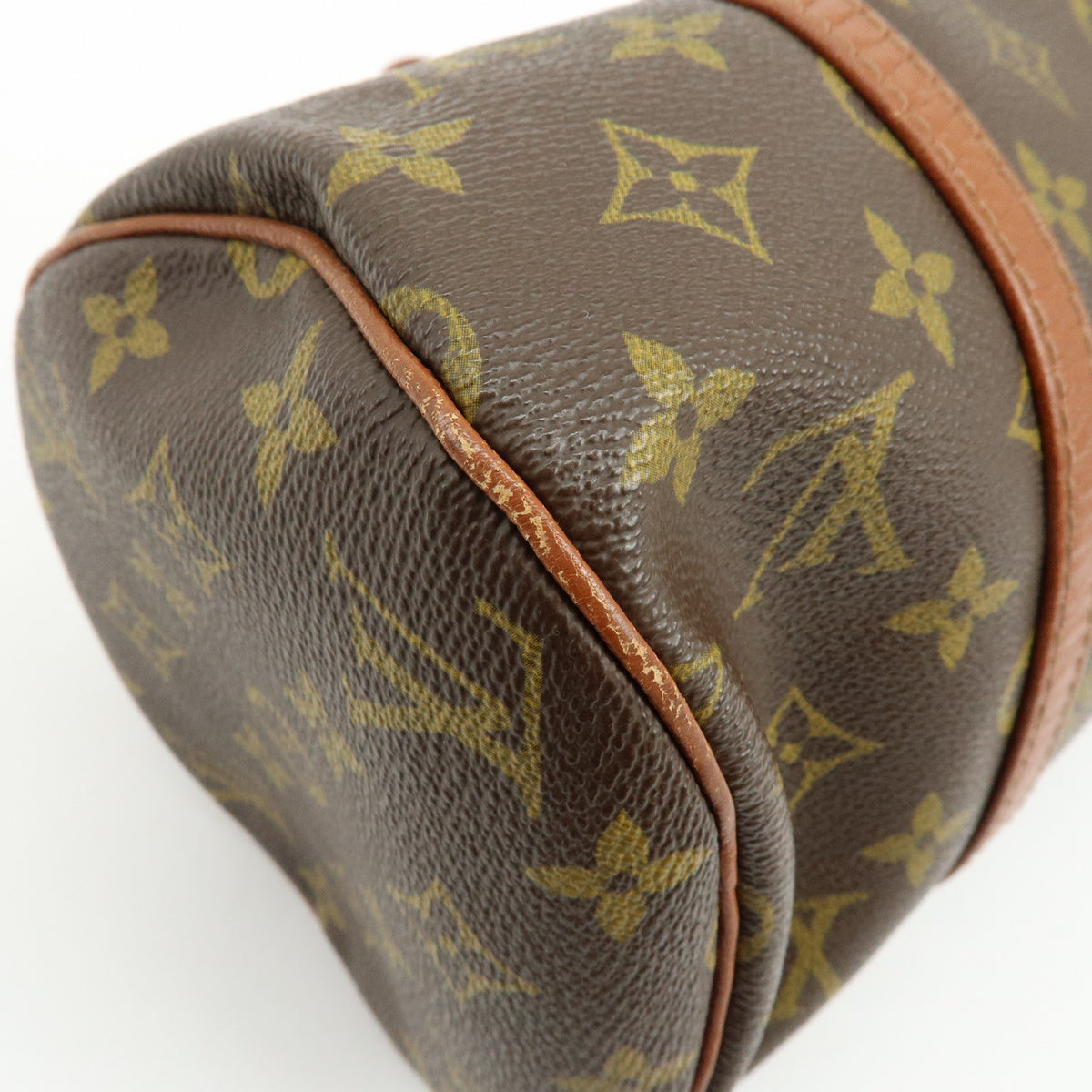 Louis Vuitton Monogram Papillon 30 Hand Bag Brown M51365