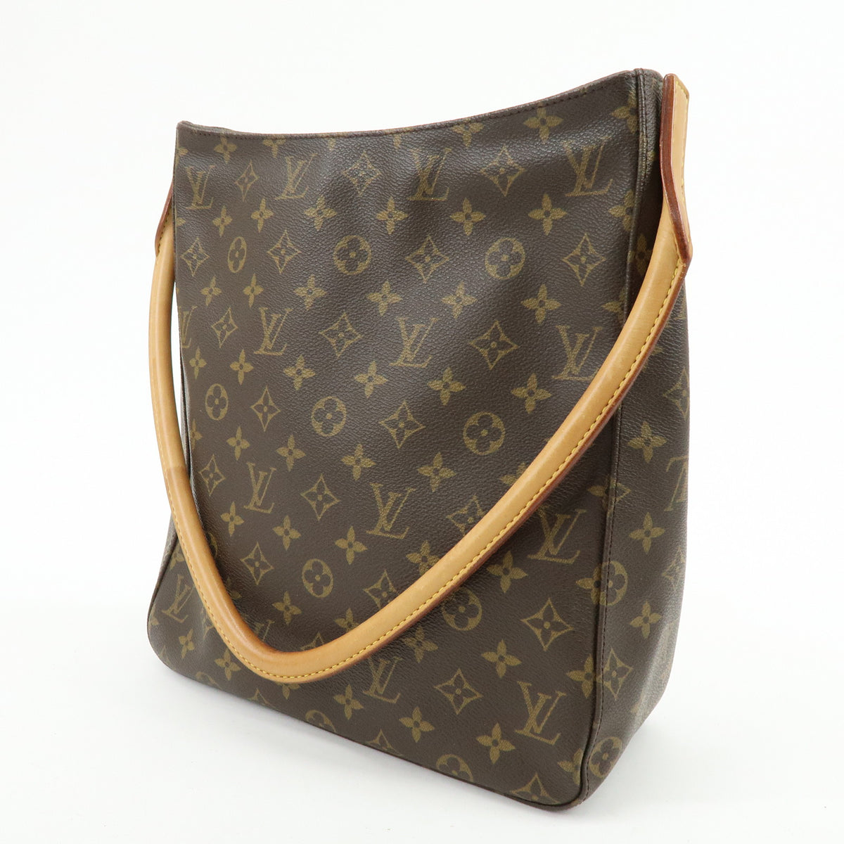 Louis Vuitton Monogram Looping GM Shoulder Bag Brown M51145