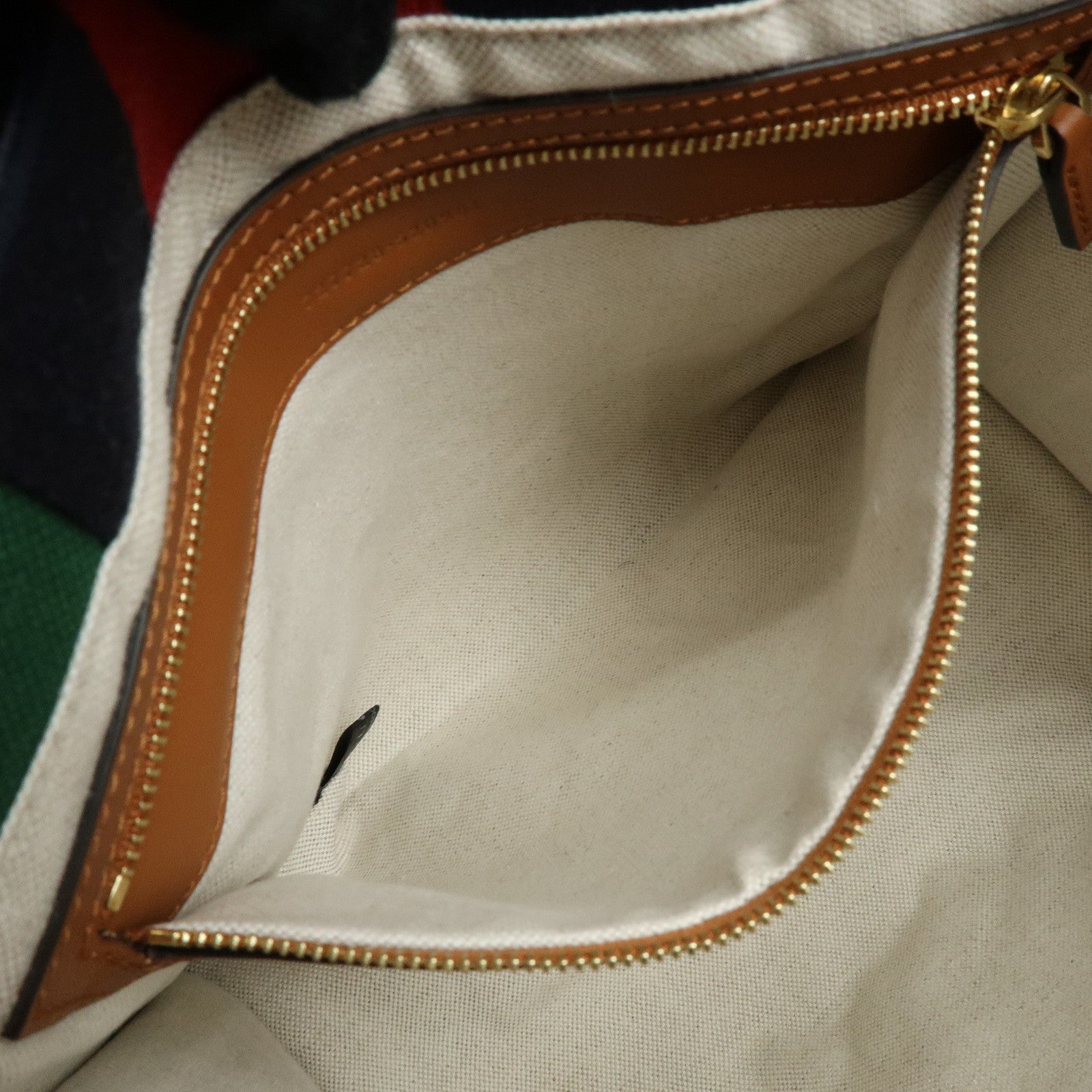 GUCCI Interlocking G Sherry Canvas 2Way Bag Hand Shoulder Bag 727728