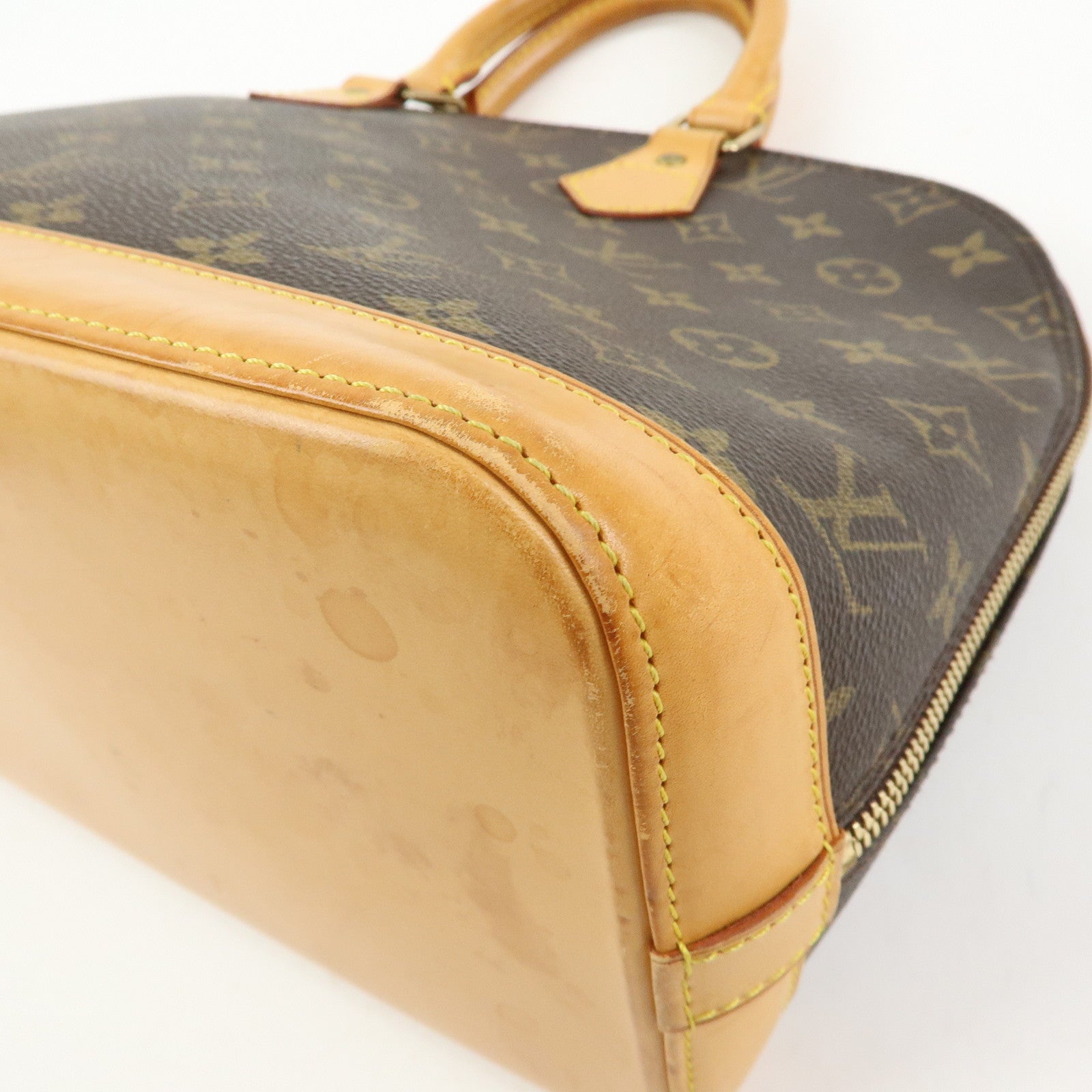 Louis Vuitton Monogram Alma PM Hand Bag Brown M51130