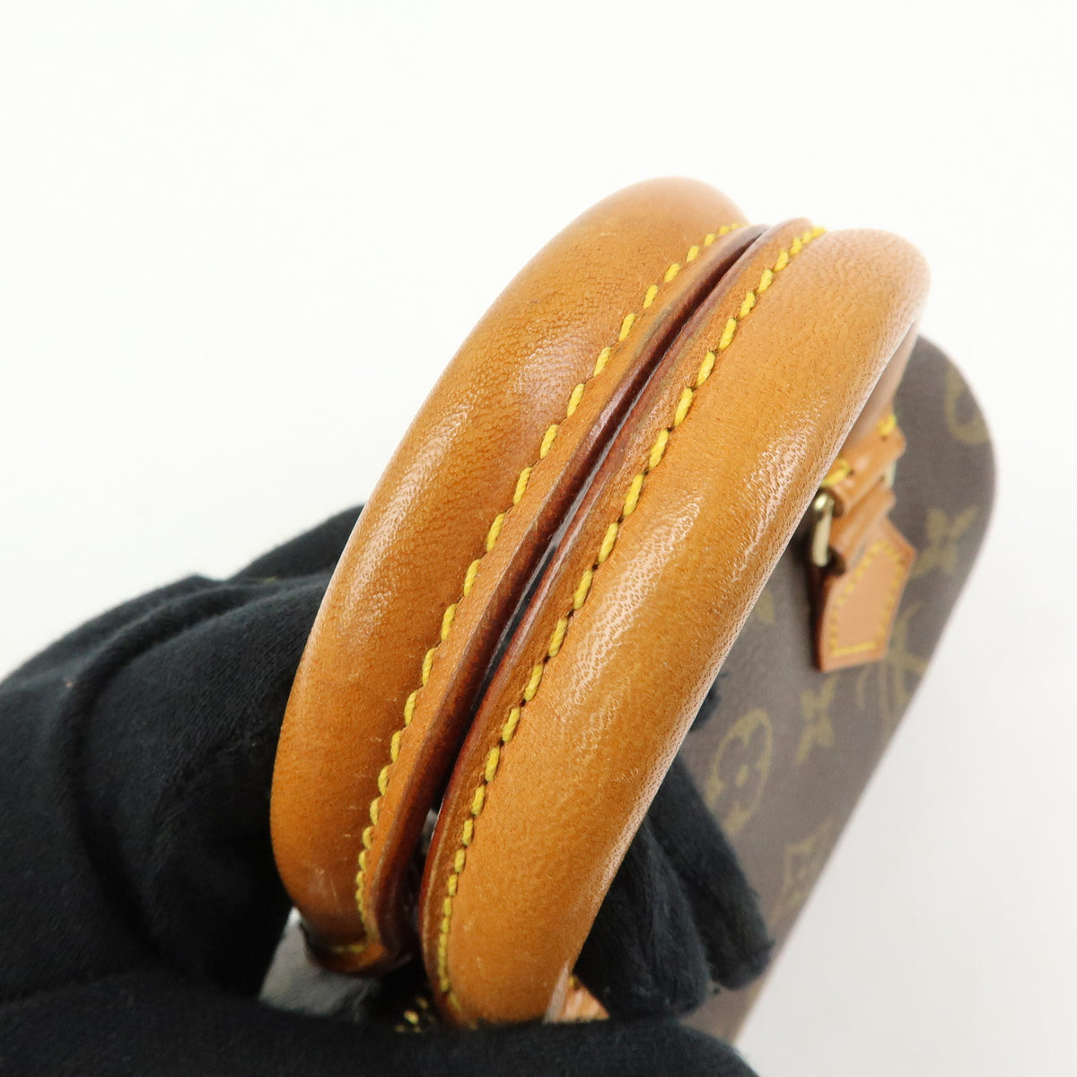 Louis Vuitton Monogram Mini Speedy Hand Bag Brown M41534