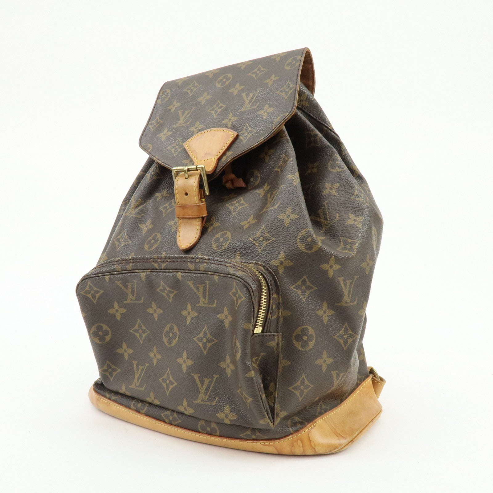 Louis Vuitton Monogram Montsouris GM Backpack Rucksuck Brown M51135