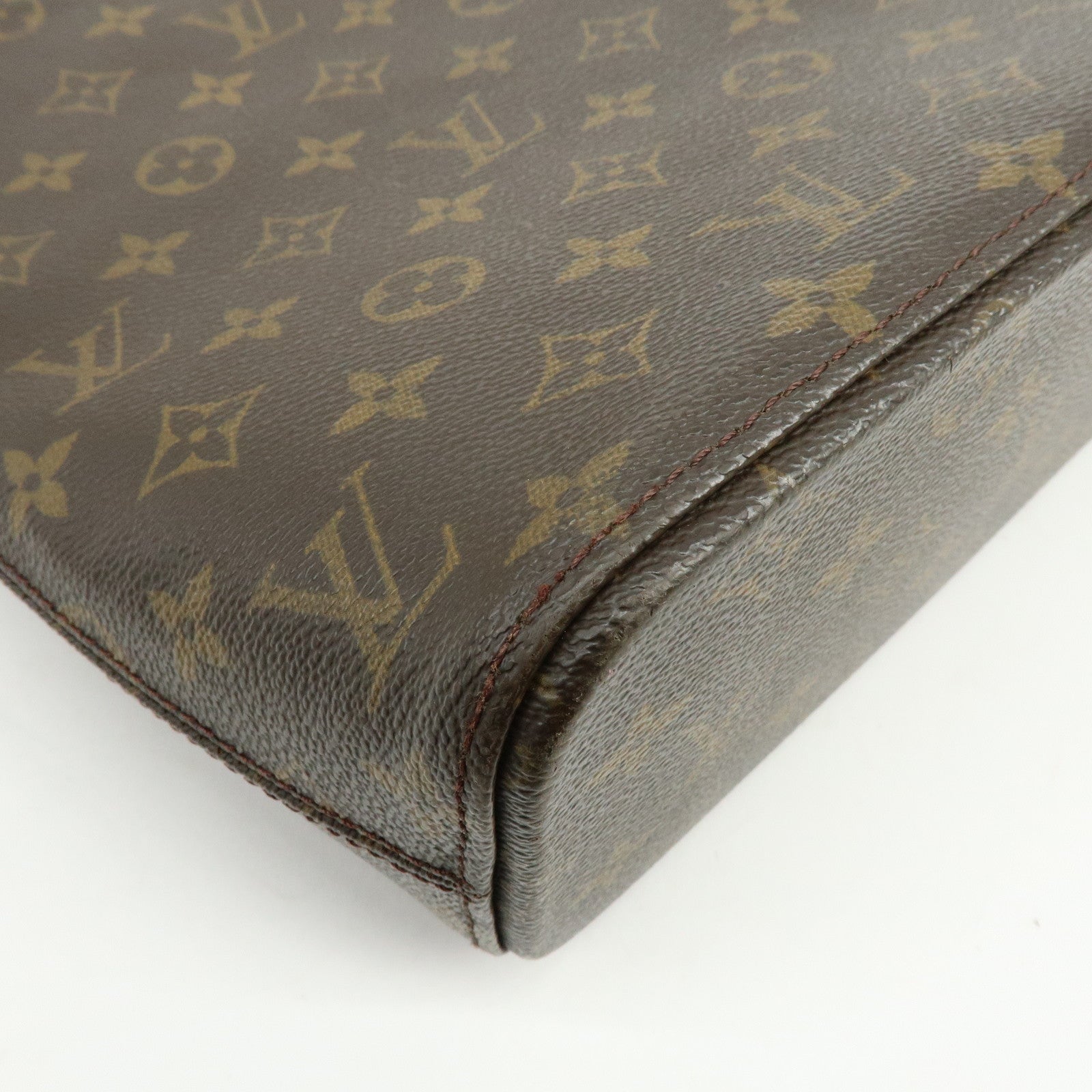 Louis Vuitton Monogram Luco Tote Bag Shoulder Bag Brown M51155