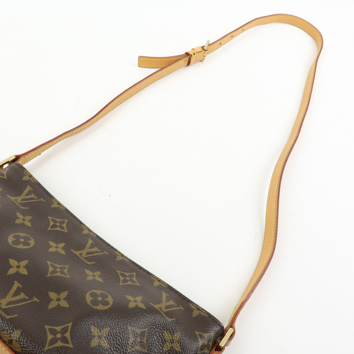 Louis Vuitton Monogram Trotteur Canvas Shoulder Bag Brown M51240